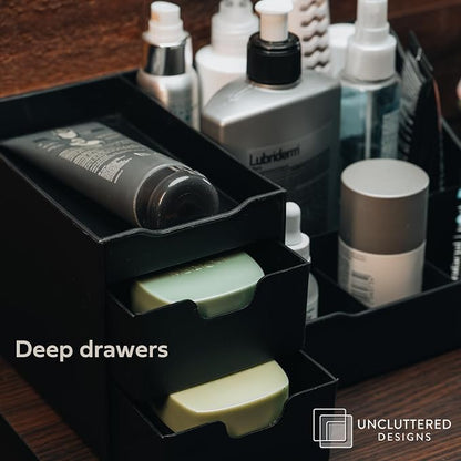 Uncluttered Designs Large Black Vanity Organizer - Image 6
