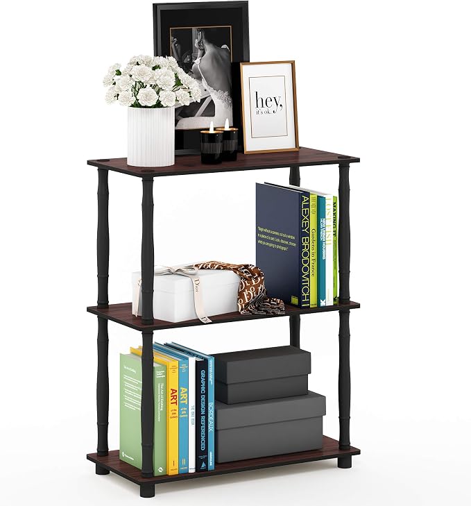 Furinno Turn-N-Tube 3-Tier Compact Multipurpose Shelf Display Rack by Furinno-FitsYourSpaceFitsYourBudget
