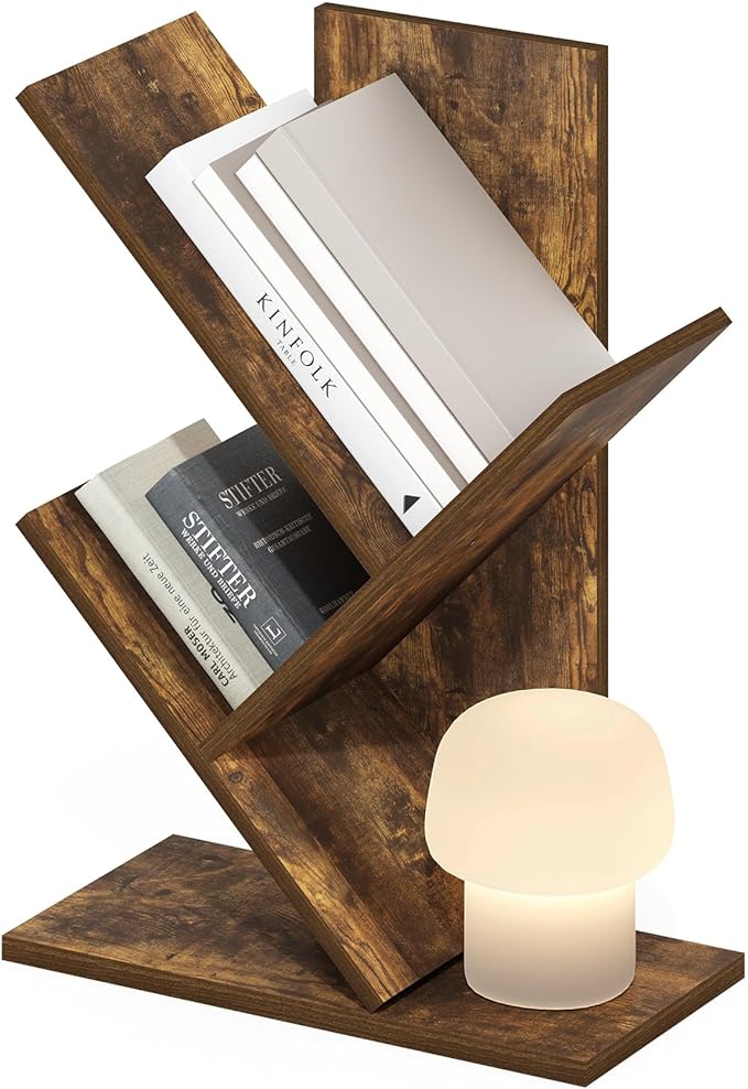 Furinno Tree Book Shelf, 3-Tier Bookshelf, Tree Bookcase by Furinno-FitsYourSpaceFitsYourBudget