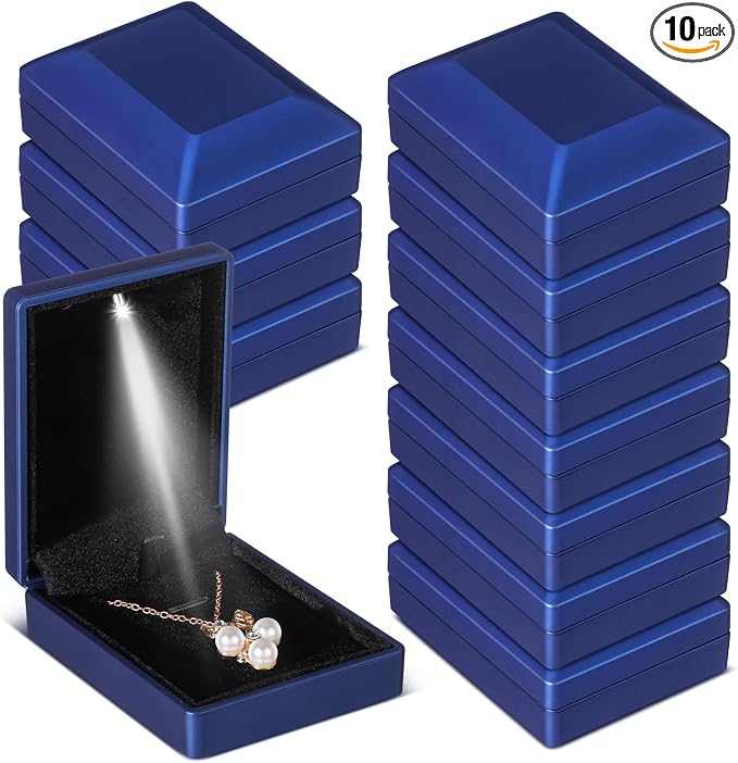 Landical 10 Pcs Pendant Necklace Box by Landical