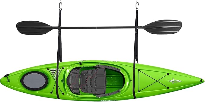 Kayak Rack -Capacity Wall or Ceiling Storage Straps by RADSportz