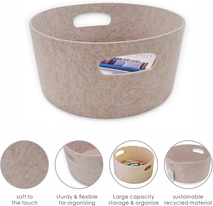 Welaxy Storage basket organizer bins bucket shelf baskets - Image 2