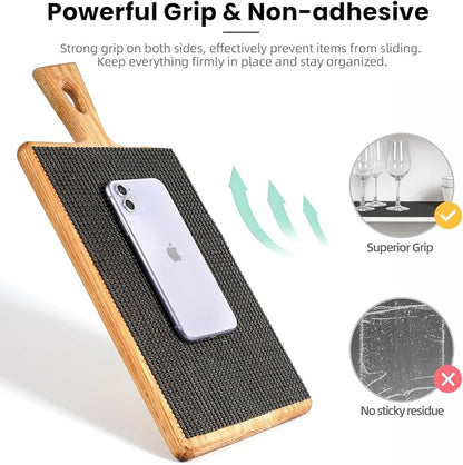BAGAIL Non-Adhesive Shelf Liner, Thick Strong Grip Drawer Liners - Image 3