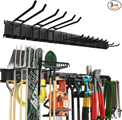 48 Inches Garage Organization, Wall Mount Garden Tool Organizer, 660lbs by Howzone