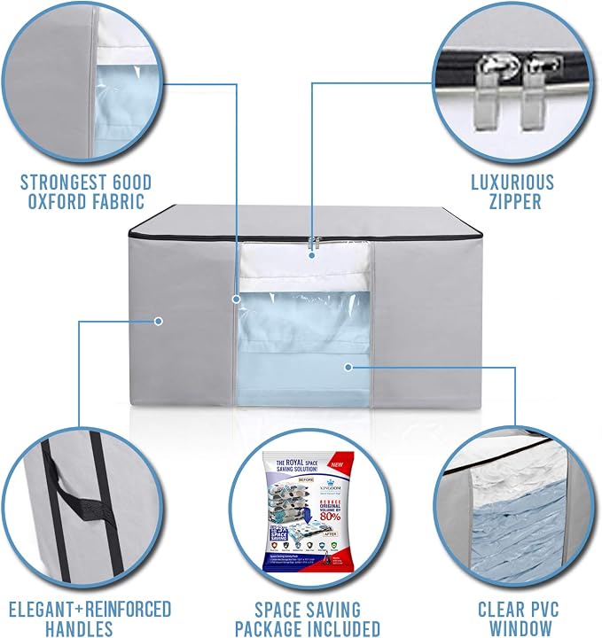 Cube Vacuum Storage Bags, Space Saver Bags, Premium Totes - Image 4