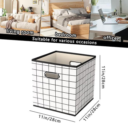 Yunkeeeper storage bins Cubes, Fabric Cube Organizer - Image 2