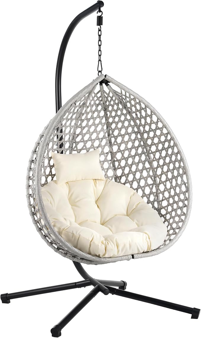 SOFTSEA Outdoor Wicker Egg Chair - Image 8