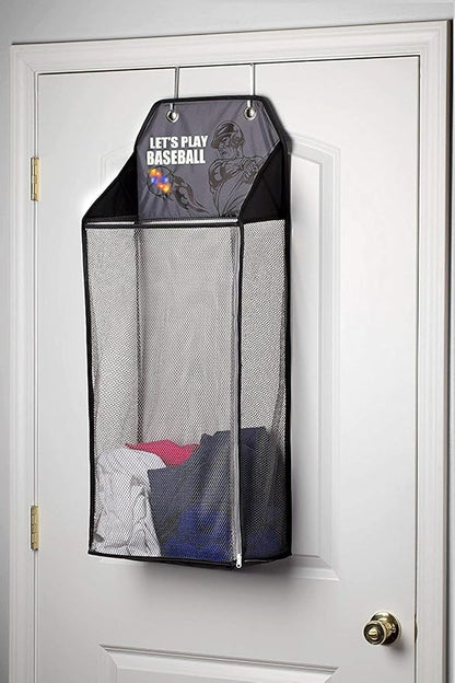 Store & Score Over The Door Hanging Kids Fun LED Baseball Light-Up Collapsible - Image 3