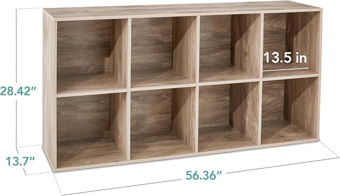 Best Choice Products 8-Cube Storage Organizer, 13.5in Shelf Opening, Display - Image 2
