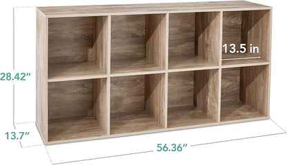 Best Choice Products 8-Cube Storage Organizer, 13.5in Shelf Opening, Display - Image 2