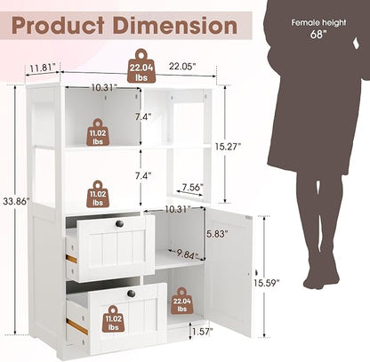GRUSIGN Bathroom Storage Cabinet - Image 3