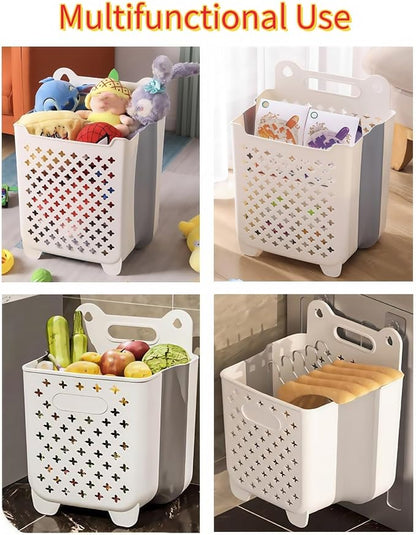 Wall Hanging Laundry Basket, Collapsible Hanging Laundry Hamper | Wall Hanging - Image 6