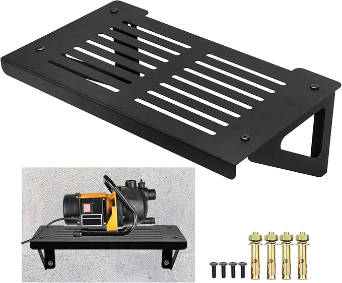 Heavy Duty Metal Pressure Washer Shelf, Garage pressure washer shelf, Power by Wpbhk