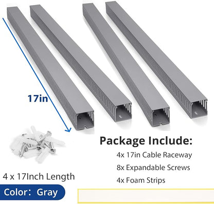 68in Professional Server Rack Cable Management Raceway, H2.4 x W2in Large - Image 3