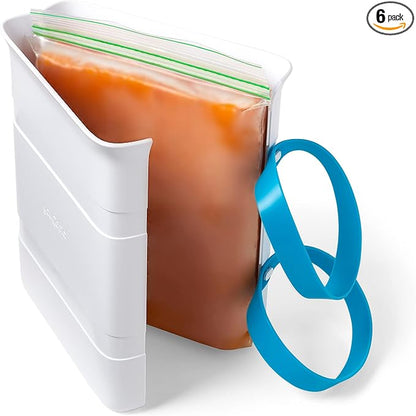 YouCopia FreezeUp Freezer Food Block Maker, Meal Prep Bag Container to Freeze by YouCopia
