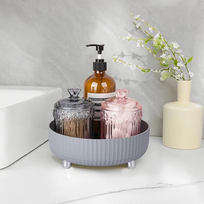 Anyoifax Makeup Perfume Organizer Tray 360 Degree Rotating Lazy Susan Skincare - Image 5