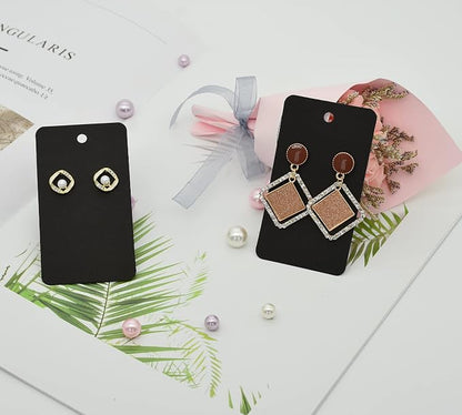 Twavang Earring Card Holder Set, 100 Pairs Clear Earring Backs - Image 5