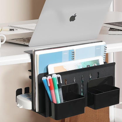 MAXECHO Desk Side Storage, Under Desk Laptop Mount, Table Side Hanging File - Image 7