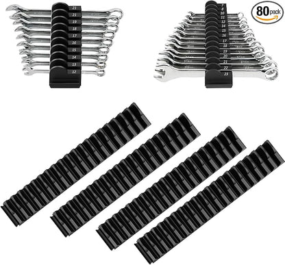 80 pcs Modular Wrench Organizers by DEHOYI