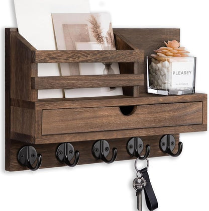 Key Holder Wall Mount, Mail Holder by Lucundm