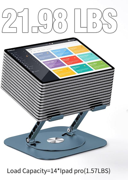 Adjustable Laptop Stand with 360 Rotating Base, Computer Stand - Image 6
