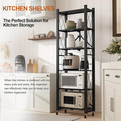 6-Tier Foldable Storage Shelves - Image 3