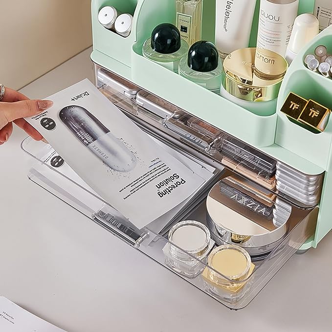 Makeup Organizer with Drawers for Vanity, Bathroom Countertop Organizer with - Image 5