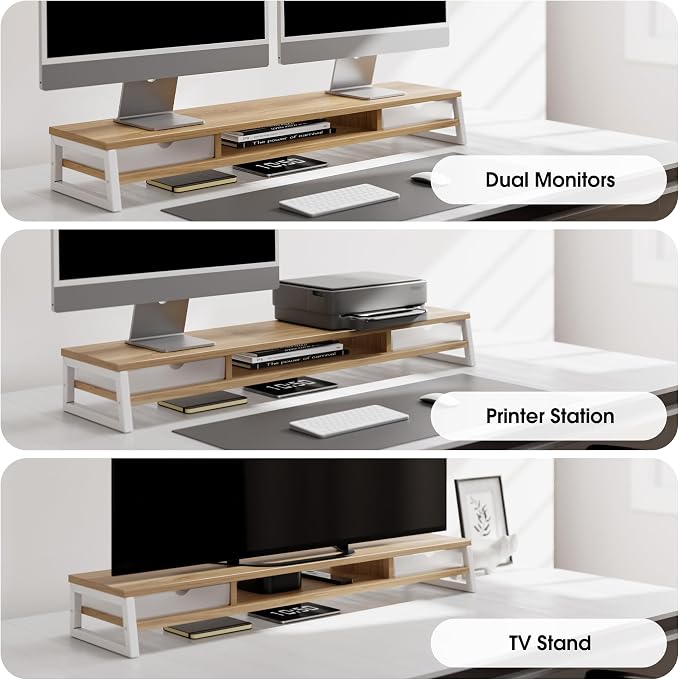 Fenge Dual Monitor Stand, Monitor Riser - Image 6