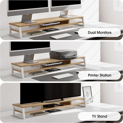 Fenge Dual Monitor Stand, Monitor Riser - Image 6