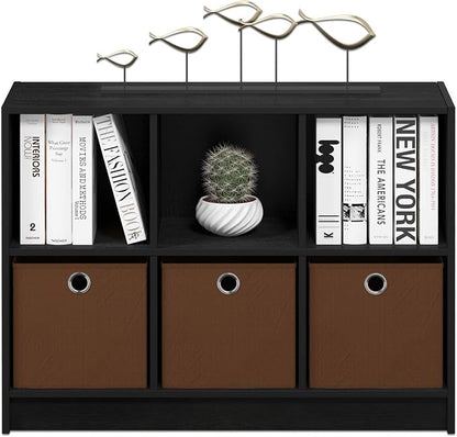 Furinno BASIC Book Shelf, 6-Cube Bookshelf - Image 4