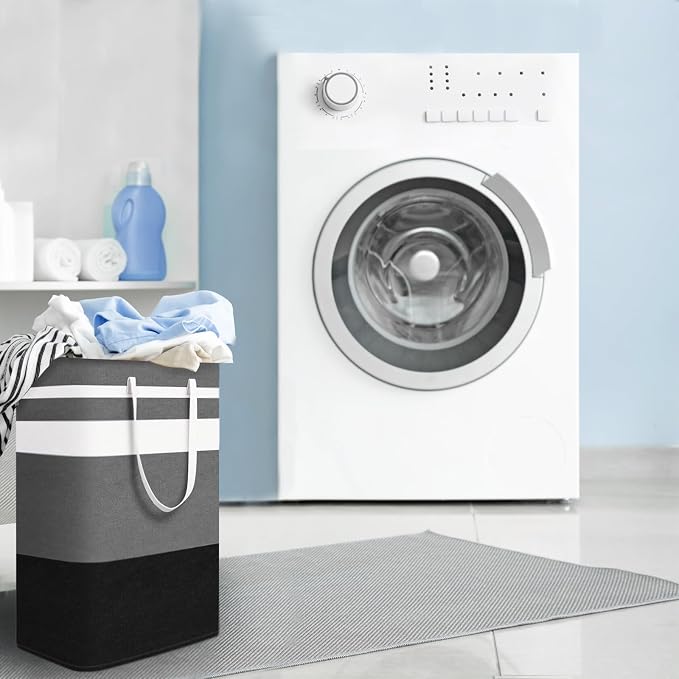 2-Pack Foldable Laundry Basket, Large Laundry Baskets - Image 7