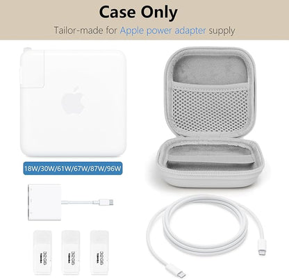 Charger Case for Macbook, Portable Tech Electronic Organizer Bag, Small Travel - Image 5