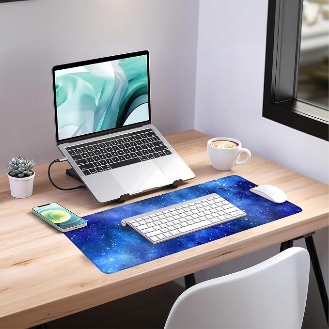 Starry Sky Gaming Mouse Pad 31.5"x11.8"Desk Mat Anti-Slip Rubber Base & Durable - Image 7