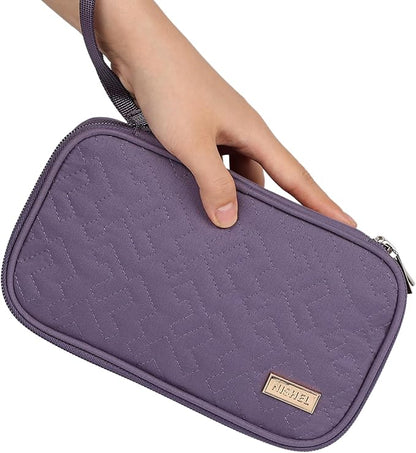 NISHEL Travel Cord Organizer Case, Double Layers Tech Electronic Bag, Essentials - Image 3