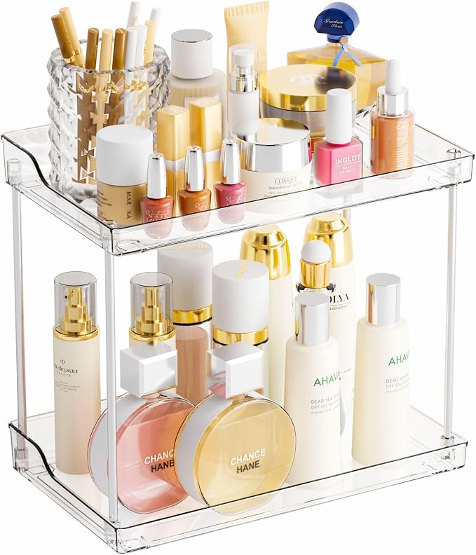 Yieach 2 Tier Bathroom Counter Organizer, Tiered Bathroom Organizer by Yieach