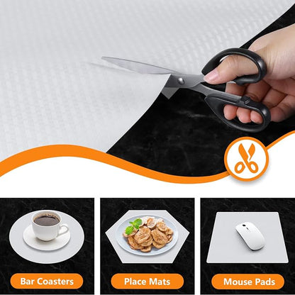 Shelf Liners for Kitchen Cabinets Refrigerator Liners Waterproof & Oil-Proof - Image 3