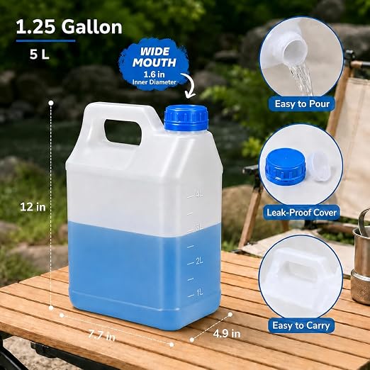 METAPACK 2 Pack 1.25 Gallon Water Jug - Image 2