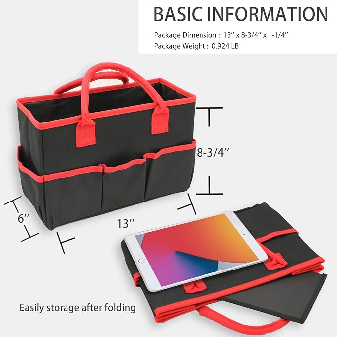 Cupohus Art Organizer Craft Storage Tote Bag - Image 4