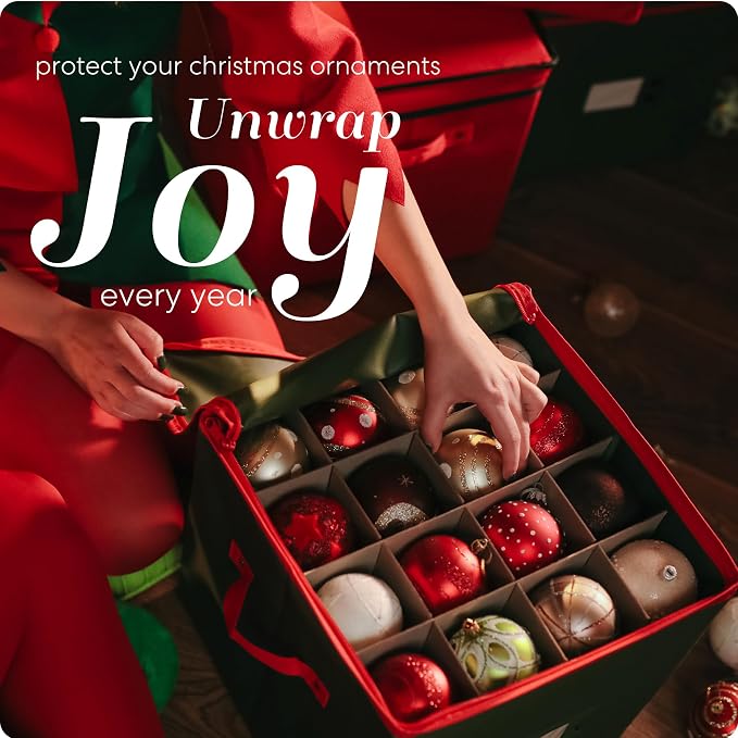 Handy Laundry, Christmas Ornament Storage, Stores up to 64 Holiday Ornament - Image 3