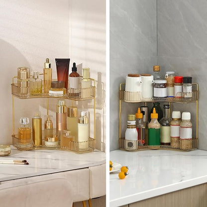 Corner Bathroom Countertop Organizer, Vanity Organizer Trays - Image 6