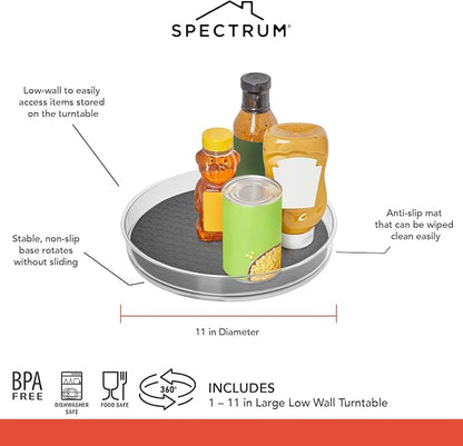 Spectrum Large Lazy Susan Organizer 11 in - Image 6