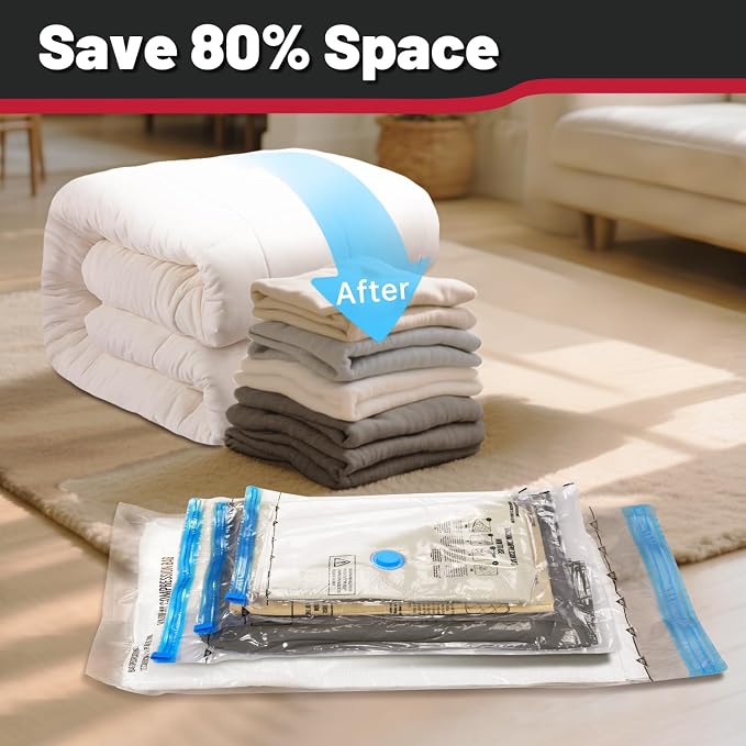 Vacuum Storage Bags with Portable Electric Pump, Vacuum Seal Bags - Image 4