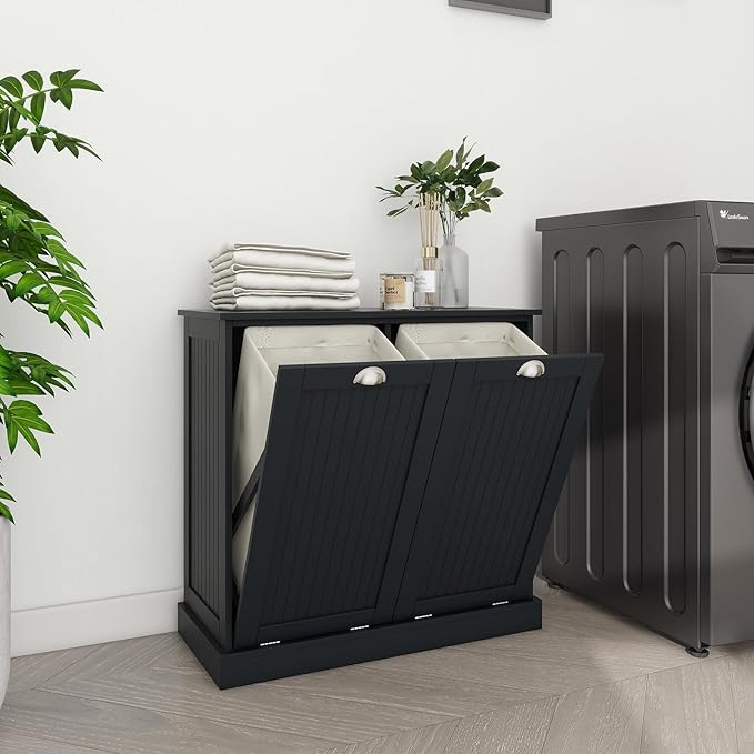 Tilt Out Laundry Hamper Cabinet - Image 5