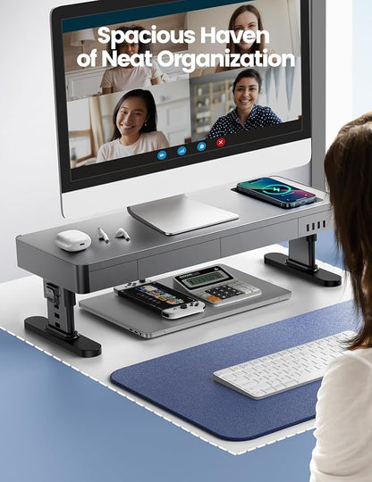 meatanty Monitor Stand Heights Adjustable, Computer Riser - Image 5