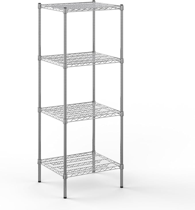 21" Deep x 24" Wide x 64" Height Wire Shelving Kit | 4-Tier | NSF Commercial by Regal+Altair
