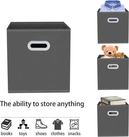 Yunkeeeper storage bins Cubes, Fabric Cube Organizer - Image 3