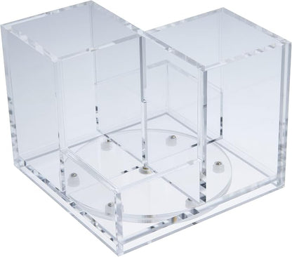 Gartner Studios 360 Degree Rotating Acrylic Carousel Pen Holder, 5” x 5” by GartnerStudios