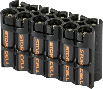 Storacell by Powerpax AAA Battery Storage Caddy, Holds 12 Batteries by Storacell