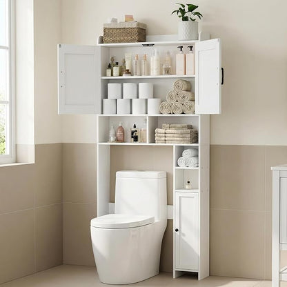 Homhedy Wooden Over The Toilet Storage Cabinet - Image 3