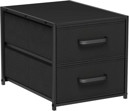 Homsorout 2 Drawers for Closet -Small Fabric Dresser Closet Storage | 1 Pack by Homsorout